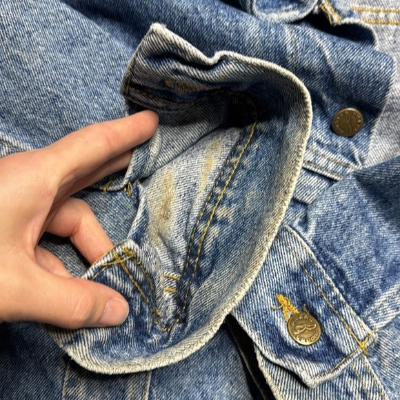 Vintage Riders Denim Trucker Jacket Size Medium - Picture 9 of 13